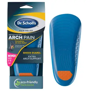 Dr. Scholl's Pain Relief Orthotics For Arch Pain For Women 1 Pair Size 6-10