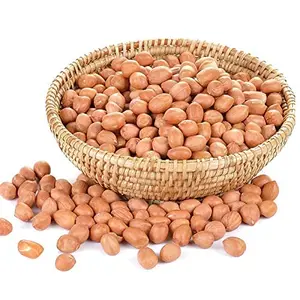 Fit Div Fresh Organic Raw PeanutsGroundnut Moongfali Dana Peanut (450gm)