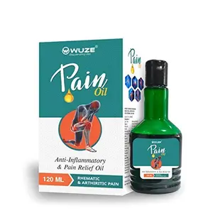 Wuze Ayurvedic Pain Relief Oil For Joints Body Back Knee - 120 Ml