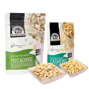 Wonderland Dry Fruits Combo of Roasted & Salted Cashews 100g + Roasted&Salted Pistachios 200g