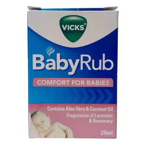 Vicks BabyRub Comfort for Babies 25ml Carton