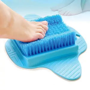 Supreme Foot Scrubber Brush Hanging Hooks Exfoliating Feet Cleaner Scrub Massager Spa for Shower