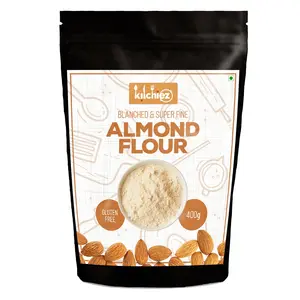 Kitchiez Blanched Fine Almond Flour 400 g [Keto Flour Vegan Low-Carb]