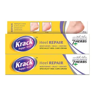 Krack Heel Repair Ayurvedic Foot care cream 25 Gm Pack of 2