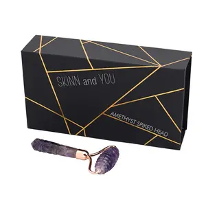 SKINN and YOU Genuine Amethyst Spike Head Roler for face massage 280 g