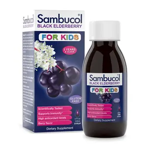 Sambucol Kids Syrup Black Elderberry 4 Ounce