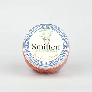Smitten Aromatherapy Dough - Mandarin Orange | Stress Relief Natural Organic Helps Rejuvenate Relax Mind Play Doh Squeeze Squish Anti-Stress Anti-Anxiety Massage Exercise Ball