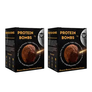 Mojo Bar Protein Bombs - Peanut Butter Chocolate Comet Pack of 2 (20 Balls)