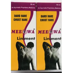 Meetwa Liniment Pain Relief oil 50ml (Pack of 2)
