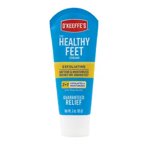 O'Keeffe's K0400008 Healthy Feet Exfoliating Foot Cream 3 ounce Tube