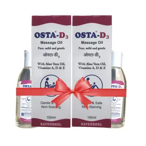 OSTA-D3 Massage Oil for whole family 100 ml (Pack of 2)
