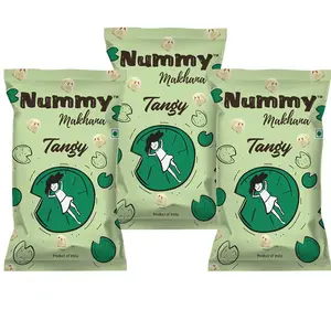 Nummy Makhana - Healthy Fox Nut Snacks (Tangy) 225g