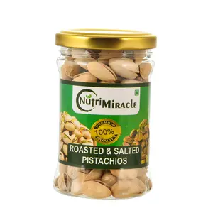 NUTRI MIRACLE Roasted And Salted Pistachios120gm