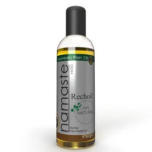 Namaste Veda Rechoil Ayurvedic Pain Relief Oil for Body Back Knee and Legs 100ml