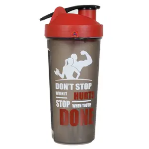Fun Homes Protein Shaker - 800 ml for Whey Proteins and Preworkouts 100% Leak Proof (Red)