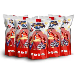 yummylov Ready to Eat Gourmet Popped Pop Corn Snack Peri Peri Flavored - 28g Each (Pack of 5 Pouch)