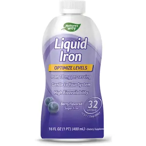WELLESSE Liquid Mineral Supplement Iron 16 Ounce