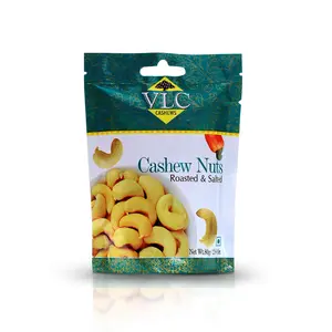 VLC Roasted Salted Cashews 320g (80gms x 4 Packets)