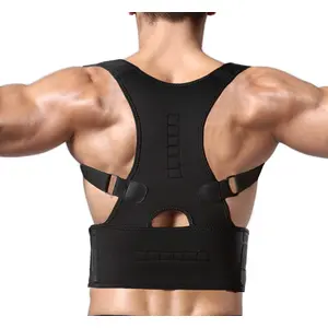 VARNITYA Unisex Posture Corrector Magnetic Therapy Back Brace For Pain Relief And Correct Posture (Free Size)