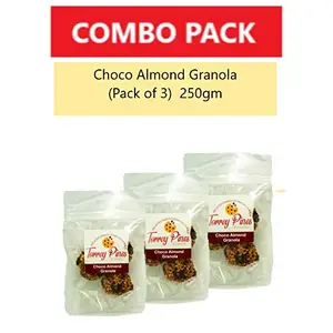 Torrey Pines Foods Choco Almond Granola 250gm Each Pack of 3