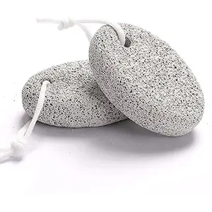 Trendy Club Natural Pumice Stone for Feet 2-Pack Lava Pedicure Tools Hard Skin Callus Remover for Feet and Hands - Natural Foot File Exfoliation to Remove Dead Skin Heels Elbows Hands