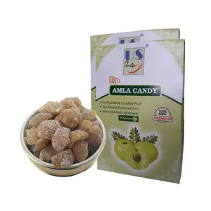 US24 Bfit Dry Amla Candy Premium Sweet Indian Gooseberry Vaccum Packed (SWEET 200GM X 2)