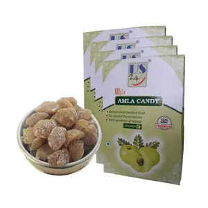 US24 Bfit Dry Amla Candy Premium Sweet Indian Gooseberry Vaccum Packed (SWEET 200GM X 4)