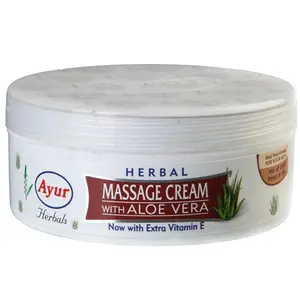 Ayur Herbals Massage Cream With Aloe Vera (Pack Of 2) With Ayur Product In Combo (200Ml)