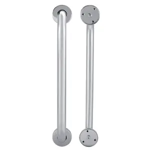 Stainless Steel Handle Handrail Rust Proof Stainless Steel Grab Bars Corrosion Resistant for Bathrooms for Toilets and Bathtubs(201 Stainless Steel 30cm Long Gloss)