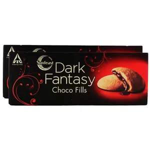 Sunfeast Dark Fantasy Choco Fills 75g (Pack of 2) Promo Pack