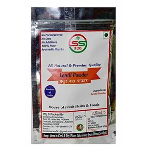 SS520 Pure and Natural Masoor Powder Lentil Powder (masoor daal powder) (100g)