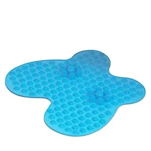 Shopo Acupressure Foot Massage Mat Reflexology Therapy Foot Massage with Butterfly Shape for Foot Pain Relief (1 Pcs Multi colour)