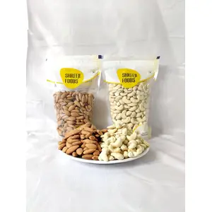 Shreeji Foods Organic Salted Dry Fruits Combo Pack with Almonds Cashew - Natural Nuts Festival Gift (500 gm x 2)