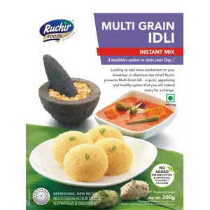 Ruchir Foods Instant Mix Multi Grain Idli - 200 GMS - Instant Mix Instant Meal