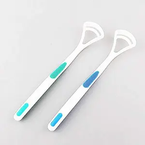 Plastic tongue cleaner for new generation pack of 2