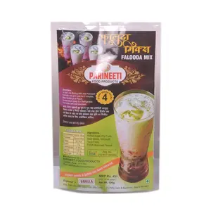 Parineeti Food Products Falooda Mix Vanilla Flavor( Pack of 4 - 100g Each)