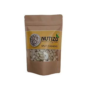 Nutizo Split Cashews/2 Piece Split Kaju Dry Fruit 200g