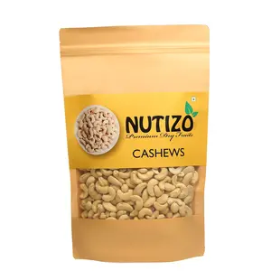 Nutizo Whole Cashews 1Kg /Kaju Dry Fruit (Plain) (W320)