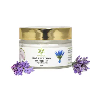 Natuur Hand and Foot Cream - Camphor and Lavender (Clear) 50 g