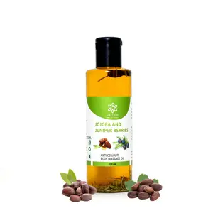 Natuur Anti Cellulite Jojoba And Juniper Massage Oil - 200 Ml (Brown)