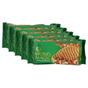 More Combo - Sunfeast Mom's Magic Biscuit Cashew and Almond 200g (Pack of 5) Promo Pack
