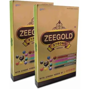 LYUD ZEEGOLD STRONG Nutritional Supplement with Power L-Arginine 15 Capsules Pack of 5