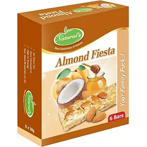 Naturals Dry Fruit Bars Almond Fiesta (Pack of 6)