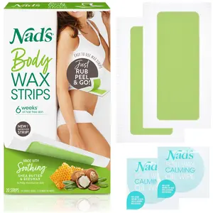 Nad's Body Wax Strips 20 Count