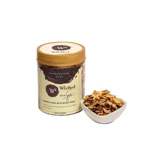 WICKED Roasted Almond Flakes & Superfood Seeds with Cinnamon (200gm)
