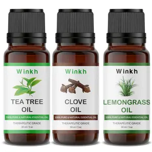 Winkh Essential Oils - Clove Tea Tree & Lemongrass (Set of 3) - (30 ML)