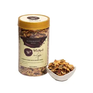 WICKED Roasted Almond Flakes & Superfood Seeds with Cinnamon (300gm)