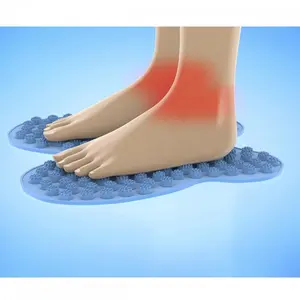 The Perfect Lifestyles Acupressure Foot Massage Mat Reflexology Therapy Foot Massage with Butterfly Shape for Foot Pain Relief ( 1 Pcs  Multi colour )