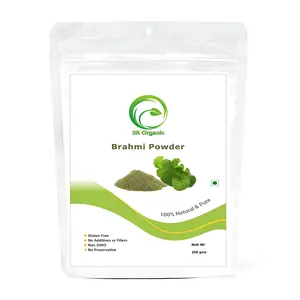 SK ORGANIC Brahmi powder  Herb For Brain development And Mind Wellness -250 gms