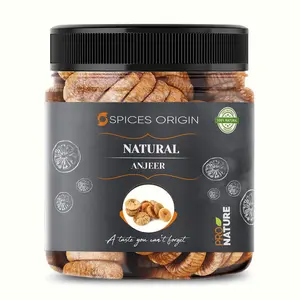 Spices Origin Premium Afghani Anjeer - 250 Gm | Dried Figs | Jar Pack